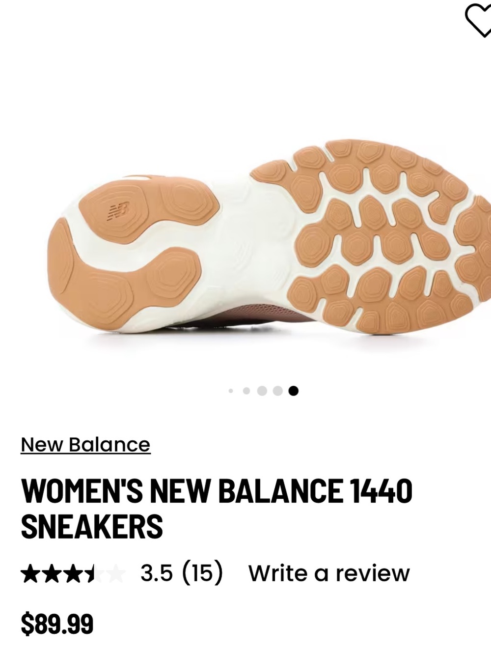 Women’s New Balance 1440 Sneakers - 10.5 - Picture 7 of 14